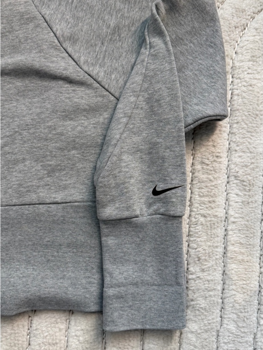 NIKE SMALL Soft Heather Gray Pullover Hoodie